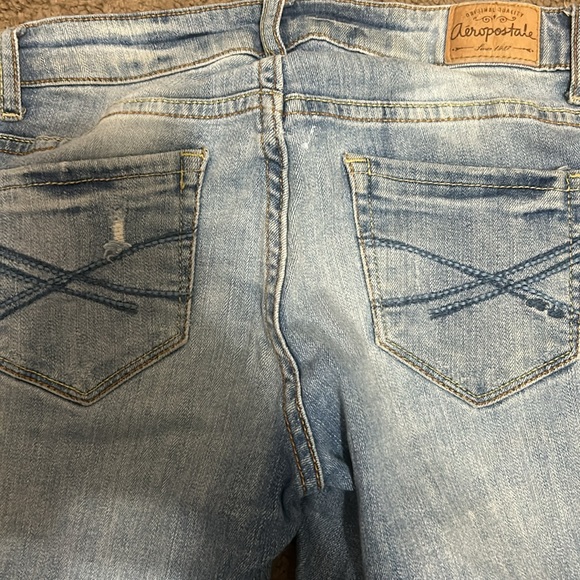 Aeropostale Distressed light Jeggings 💥 - Picture 8 of 9